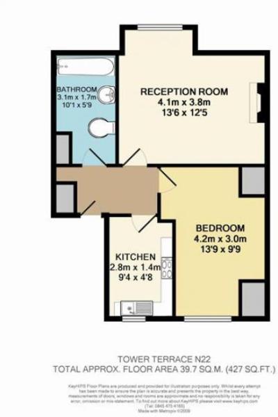 1 bedroom Flat for rent